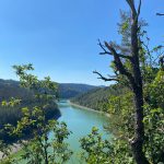 Blick über die Hohenwarte-Talsperre